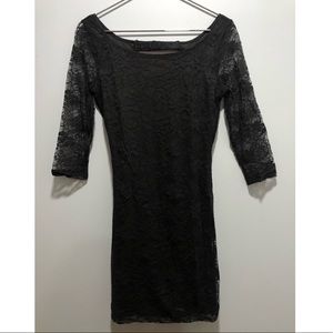 Black Lace Dress Bodycon